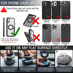 360° Magnetic Car Phone Holder with Strong Suction Base