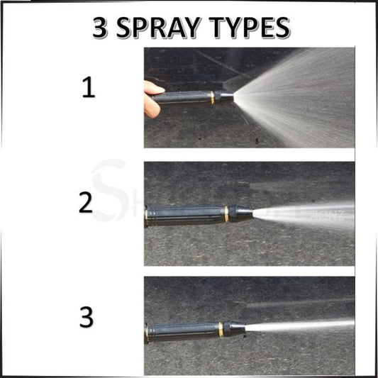 Metal High-Pressure Adjustable Nozzle Water Spray Gun | Durable for Multiple Uses