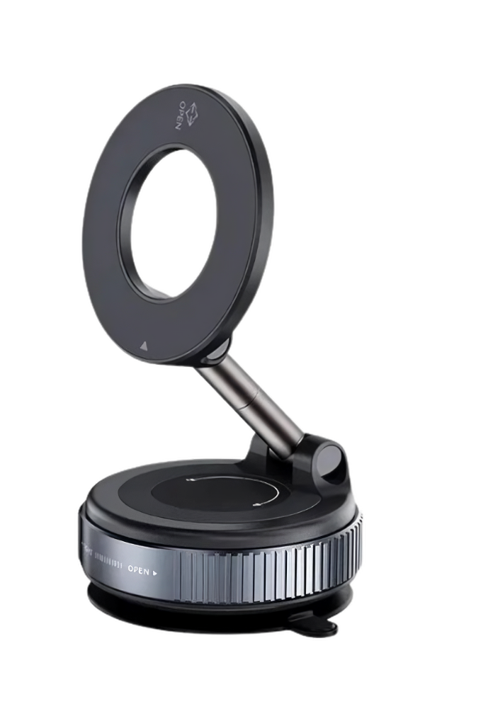 360° Magnetic Car Phone Holder with Strong Suction Base